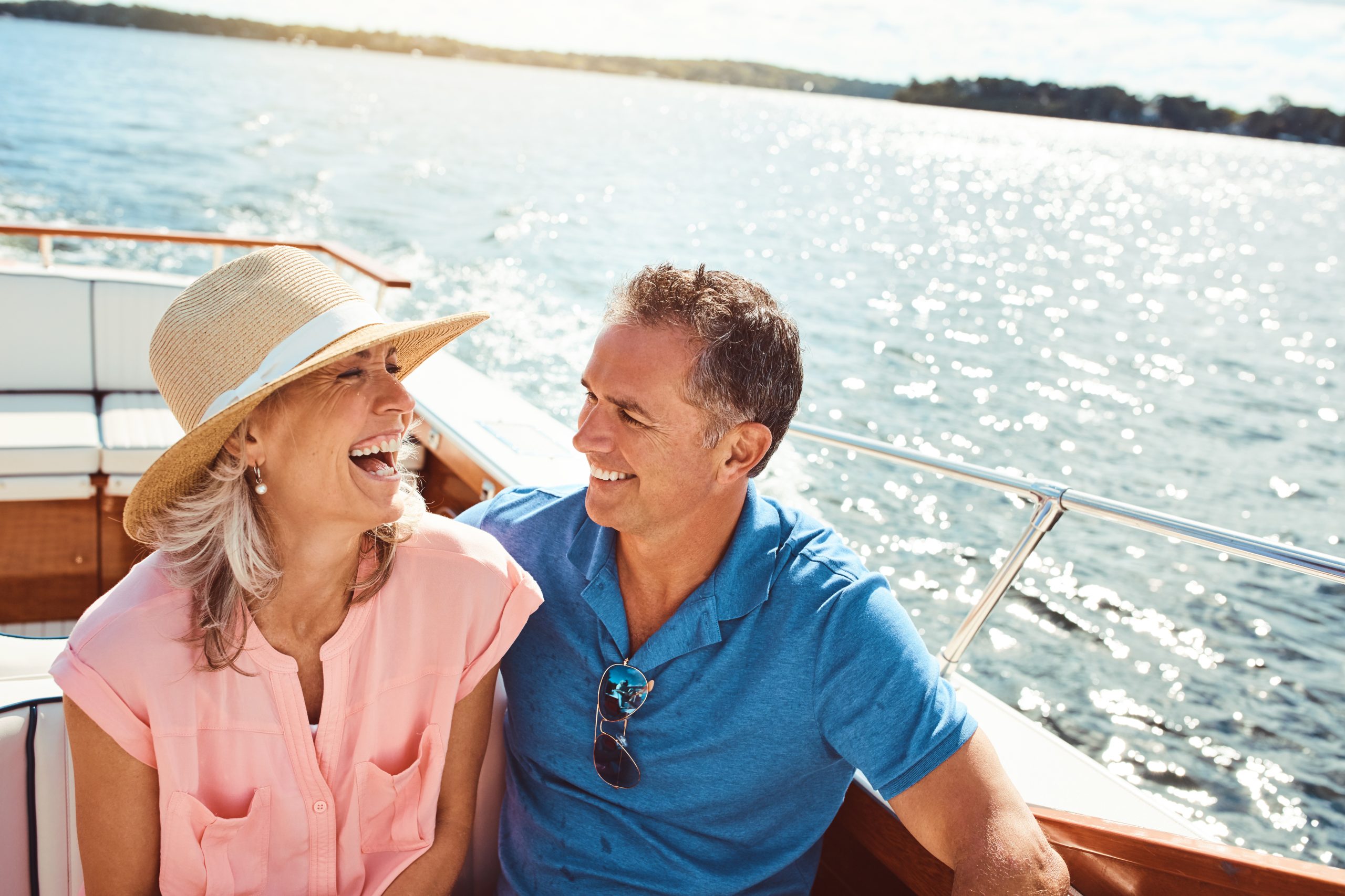 couple on boat