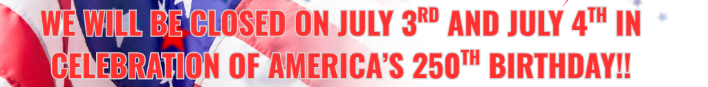 Branch Closure for the 4th of July